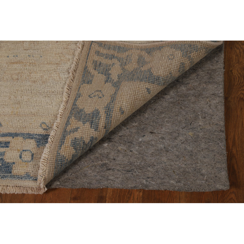 Vegetable Dye Wool Oushak Turkish Rug 3x6