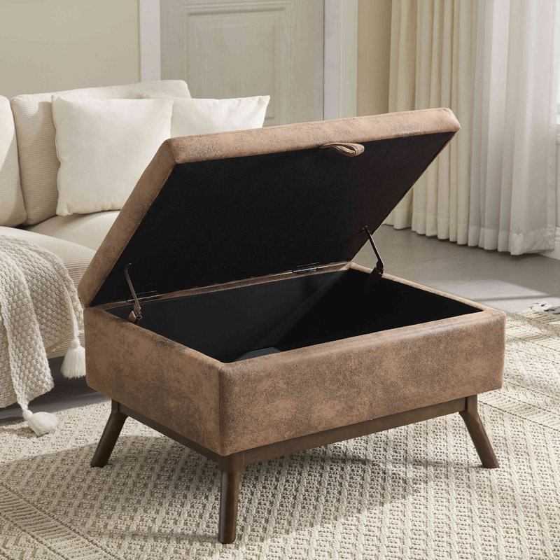 Banc de rangement Mid-Century