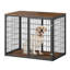 Meuble cage pour chien 47 po avec 3 portes, chenil pour grand et moyen chien-812791848