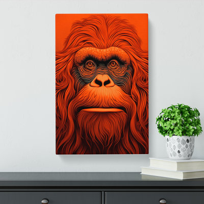 Orangutan Op - No Frame Print