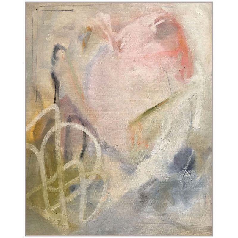 «Heartstrings» par Katie Ré Scheidt, Toile tendue, H 35 po x l 30 po