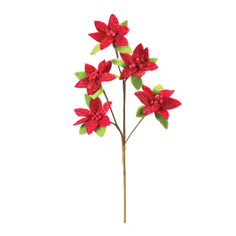 Primrue Poinsettia Stems, Bushes, And Sprays Arrangement