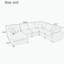 Très grand canapé modulaire 7 places U_Style