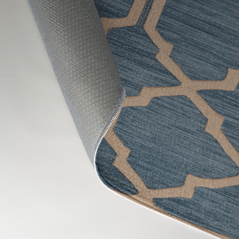 Tapis gris intérieur et extérieur Trellis, Rectangle 5 pi x 7 pi