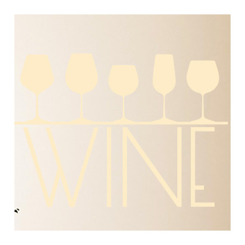 Food & Beverage Non-Wall Damaging Wall Decal, Beige, Large