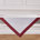 White/Red Shimmer Border
