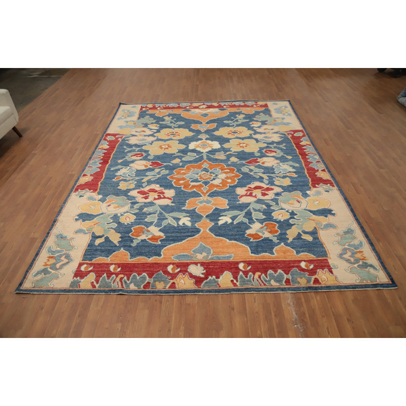 Vegetable Dye Oushak Large Area Rug 9x12
