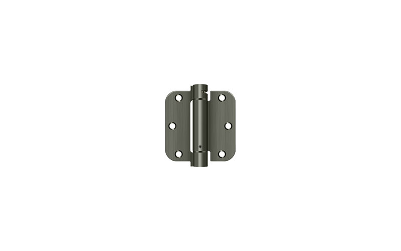 Steel Hinge, Antique Nickel
