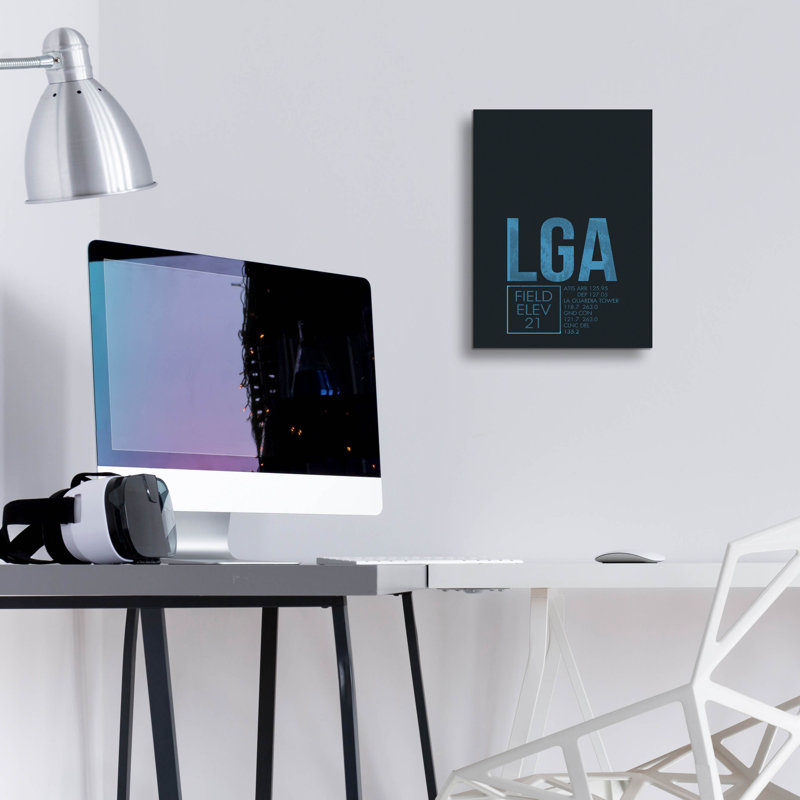 " LGA ATC " by O8 Left, 16" H x 12" W