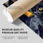 Animaux, chat noir, motif d'Halloween, reproduction d'art moderne sans cadre-510473589