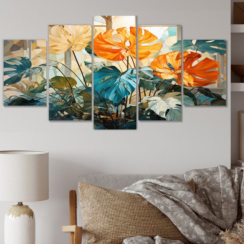 Plants & Flowers Wall Decor on Metal