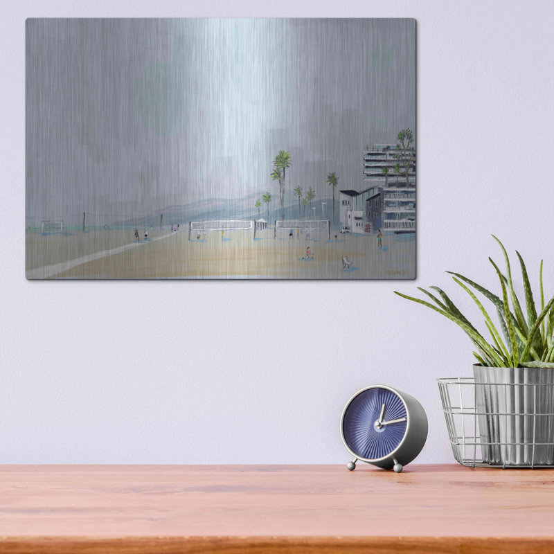 " Annenberg Beach House " by Pete Oswald, 12" H x 16" W