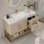 Freestanding Standard Free Standing Single Double Single Vanity Bathroom Vanity With Stone Top-1089777419