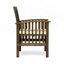 Chaise de salle à manger en acacia, 2 pièces avec 2 coussins-528514658-528514660