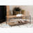 Accent Bench with Slat Shelf