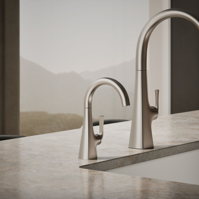 Graze Beverage Faucet, Vibrant Stainless