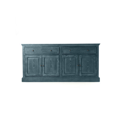 Traditional Solid Oak Wood 70" Sideboard Buffet