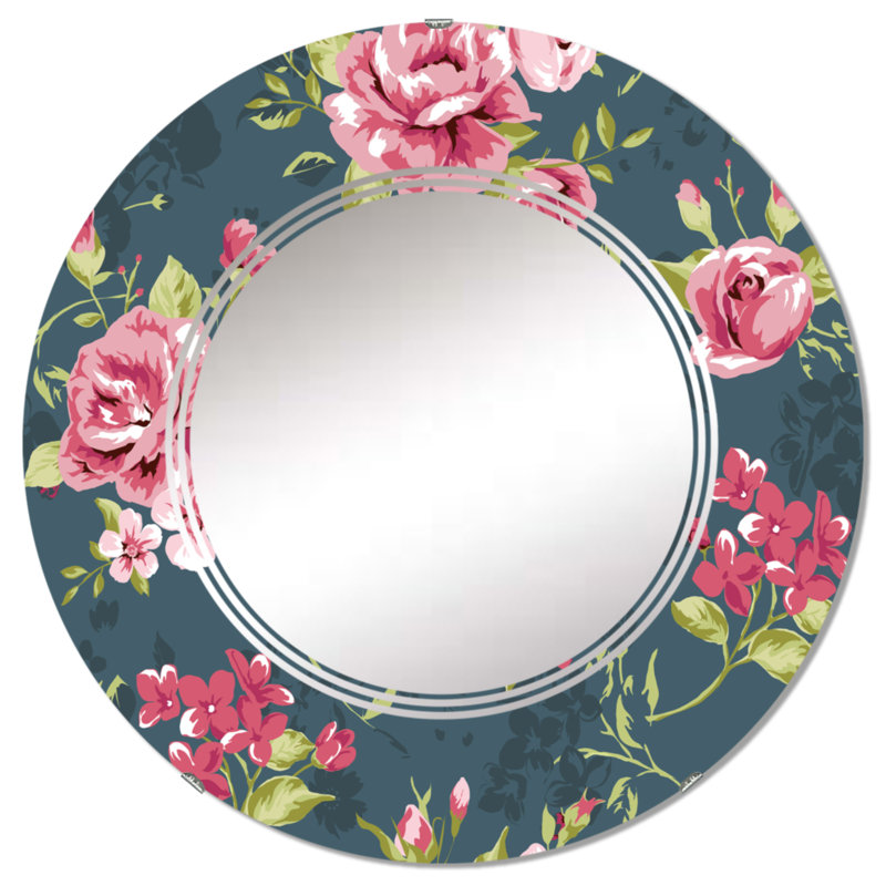 Miroir de salle de bain mural rond, 24 po x 24 po