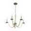 Lustre traditionnel à 5 lumières de style bougie