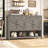 55.1" Upgraded Console Table, Entryway Table with Open Shelf-258338743