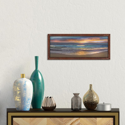 Malibu Alone 1 Piece Panoramic Wall Art on Canvas