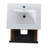 24" Bathroom Vanity With 2 Soft Close Drawers, Ceramic Basin
