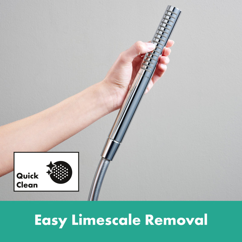 Chrome 4-Hole Roman Tub Filler with Hand Shower