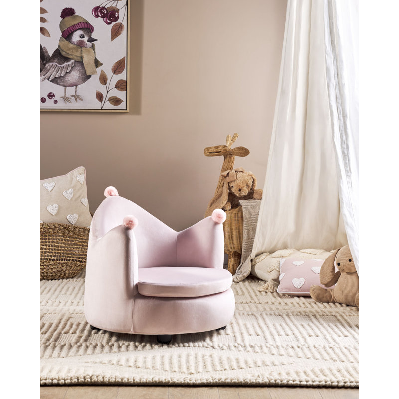 Gwyneth Upholstered Armchair, Pink