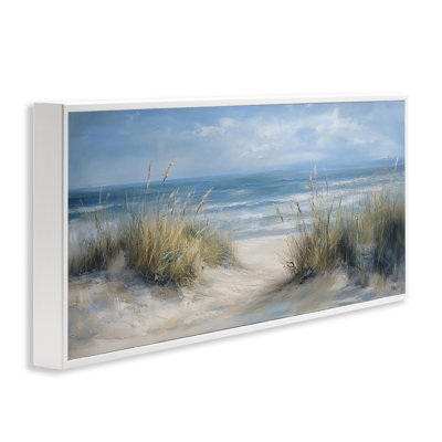Coastal Peace Dunes Framed Giclee, design by LSR Design Studio