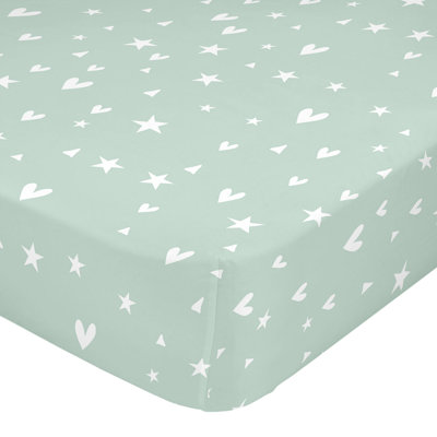 Carman Floral - Piece Standard Cot Fitted Sheet