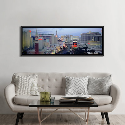 Reproduction de photo sur toile tendue « the strip », las vegas, nevada, états-unis