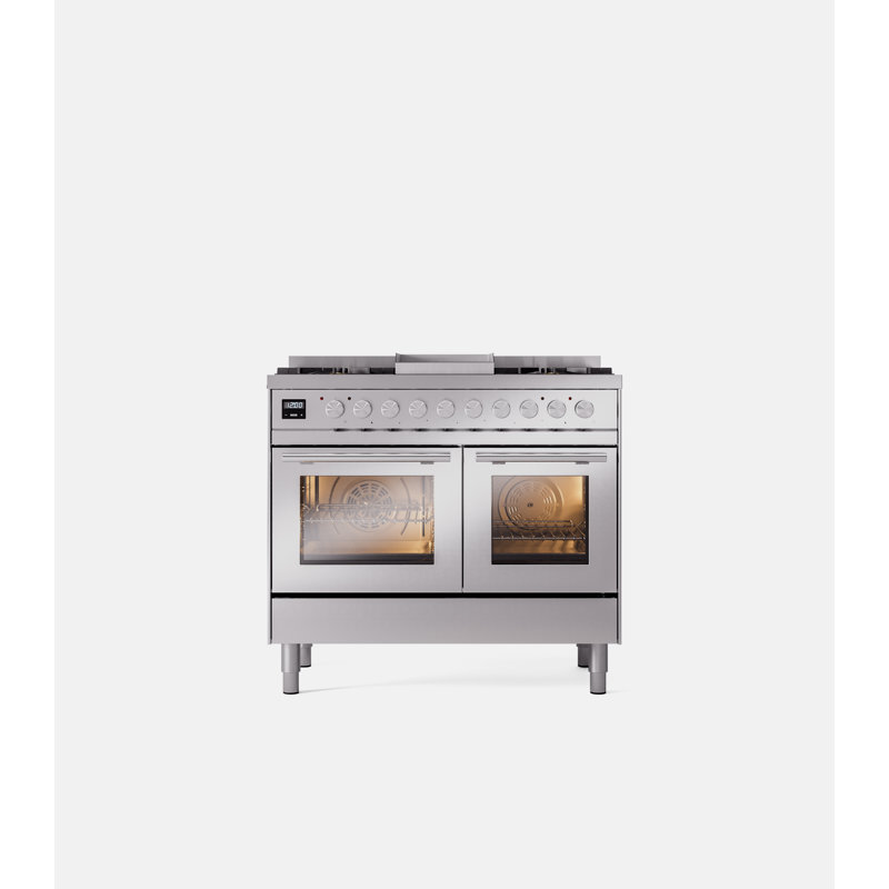 ILVE Professional Plus II 40 in Induction Range, Stainless Steel