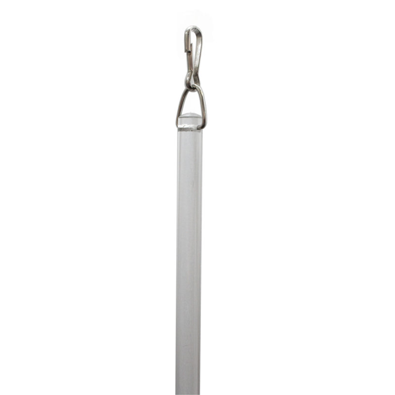 Accessoire de quincaillerie de rideau en acrylique Malmberg, L 60 po