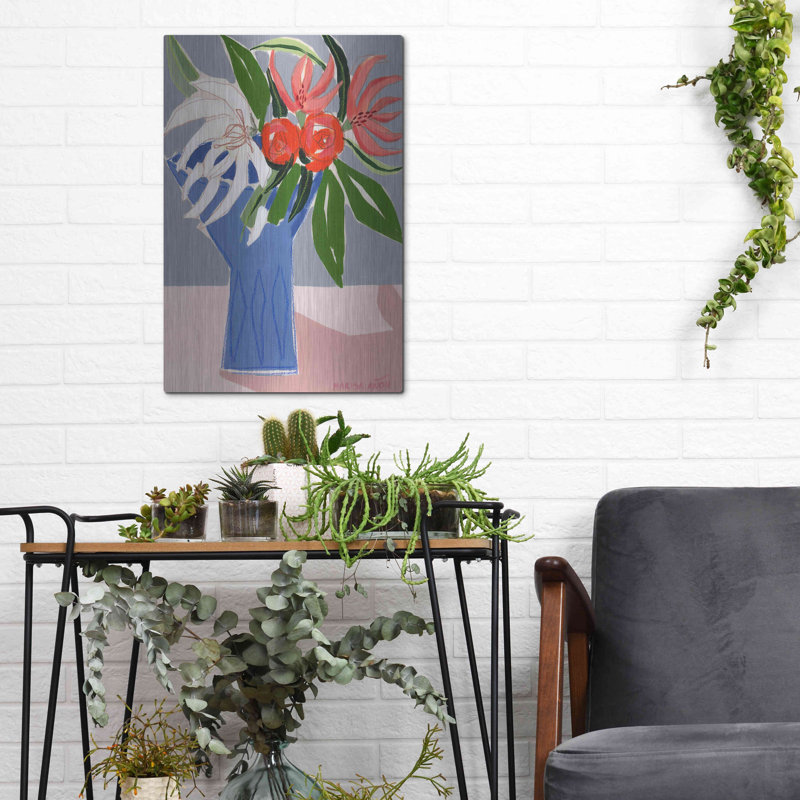 "Spring Florals 10" par Marisa Anon, H 16 po x l 12 po