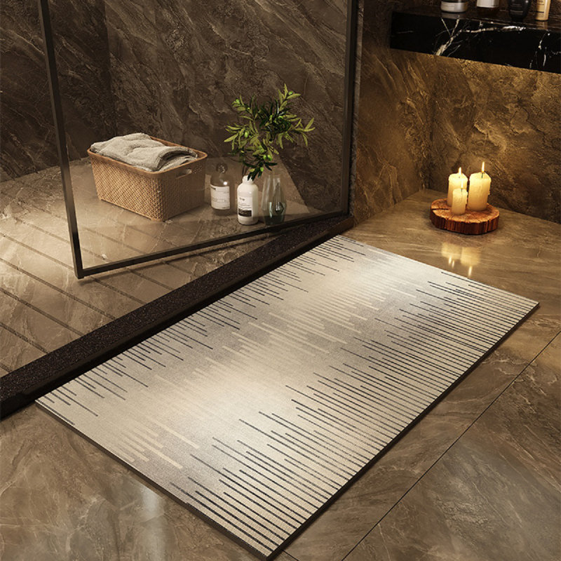 Tapis de salle de bain en pierre Diatomaceous Earth