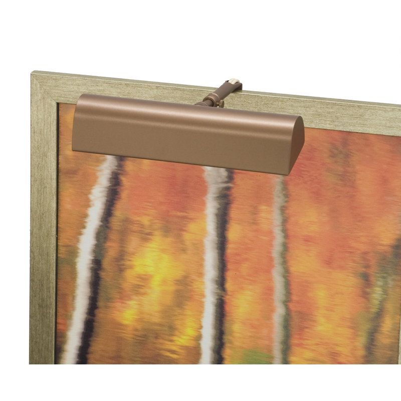 Applique pour tableau 2 lumières à intensité variable, Bronze, H 1,75 po x l 9 po x p 7 po, 25B10 ou 40B10