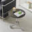 15.55'' H Metal Base Side Table