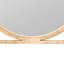 Miroir mural en rotin naturel Japon