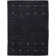 Handwoven Wool Gabbeh Uni Black Rug