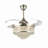 42" Crystal Ceiling Fans With Retractable Blades