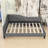 Linen Upholstered L-Shaped Daybed with Semi-Enclosed Design-1002139318-1002139274