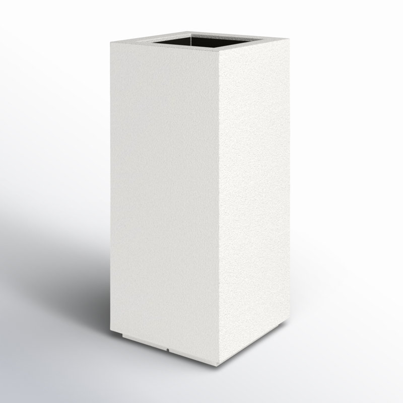 Kensington Tall Planter, White