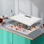 Glacière en acier inoxydable 33L / 34,9 pte, sans machine à glaçons pour la cuisine extérieure