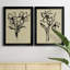Encre florale I, reproduction encadrée de qualité supérieure - prête à être suspendue-624926479-624926478