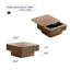 Table basse en bois avec rangement-120868002