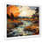 White Single Picture Framed