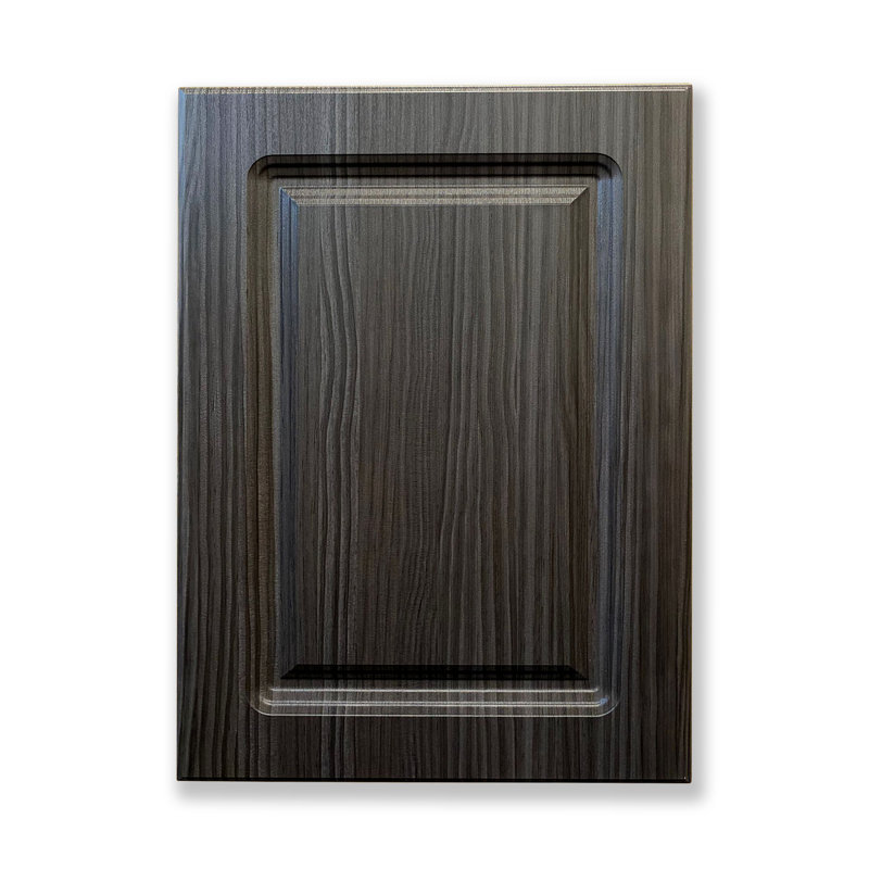 Adajah Recessed/Wall Mounted Frameless Single Door Medicine Cabinet with 2 Fixed Shelves, Black Pine