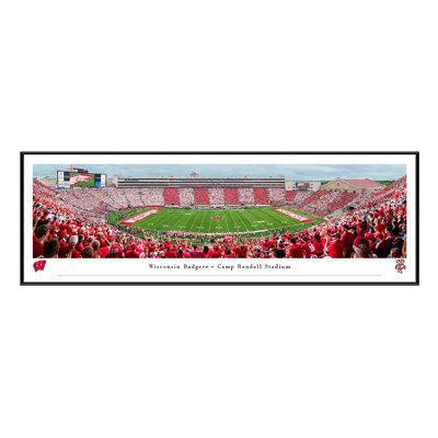 NCAA Wisconsin Badgers Football Panoramic Print