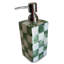 Sage Check Capiz Soap Pump-1809656479