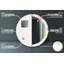 Huldar Glass Flat Wall Mirror